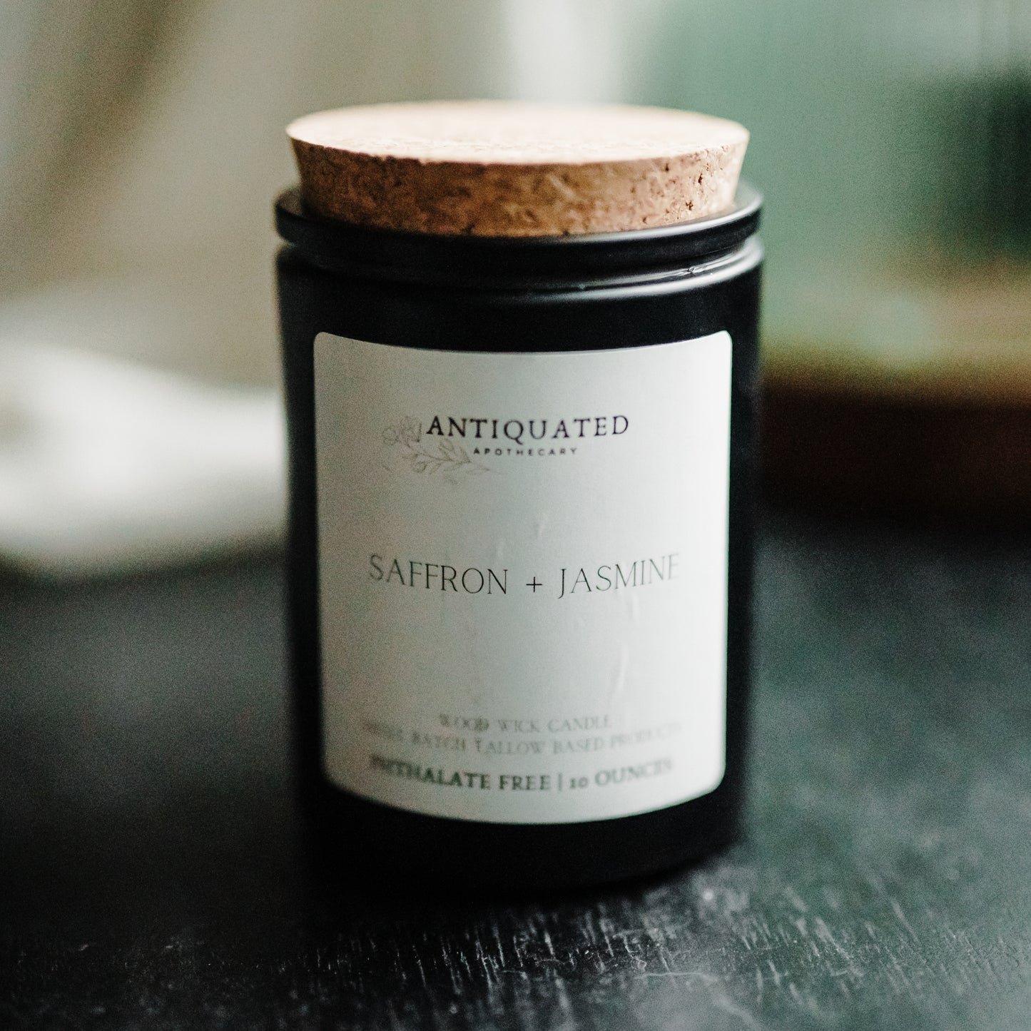 Wood Wick Tallow Candle 10 OZ.