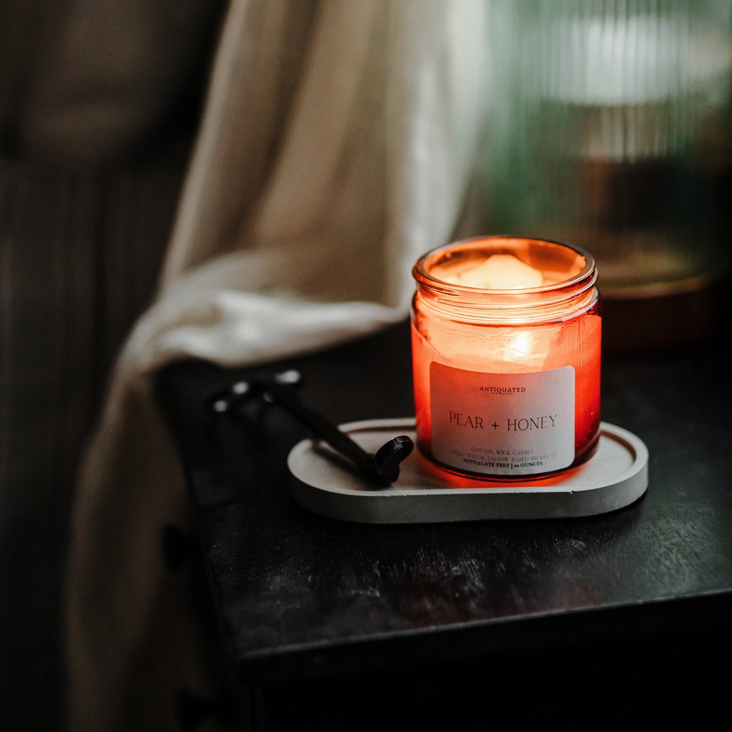 Wood Wick Tallow Candle 10 OZ.
